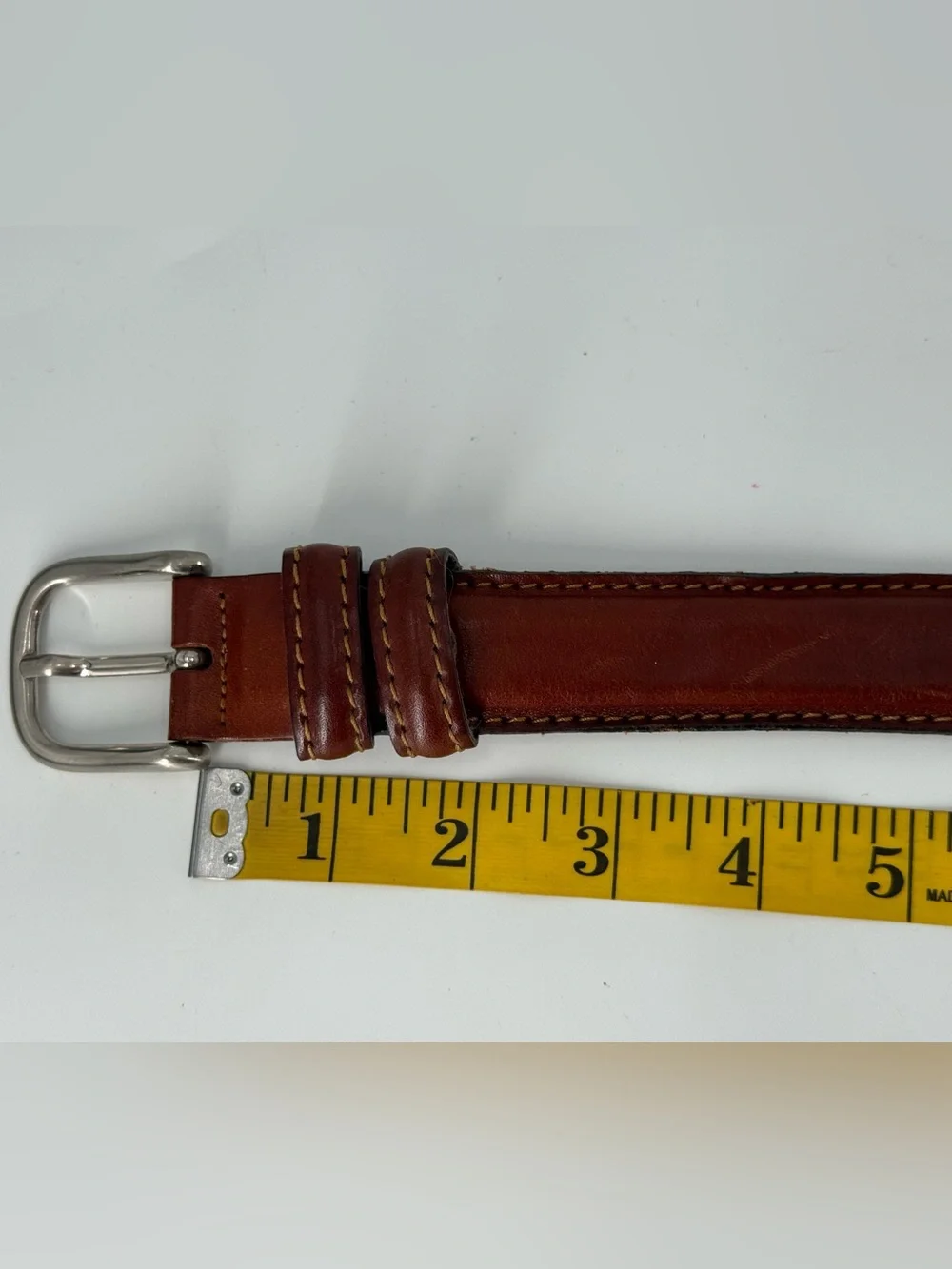 Vero Cuoio‎ Vintage Italian Leather Belt 38